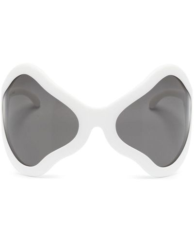 AVAVAV Panda Wraparound-frame Sunglasses - Grey