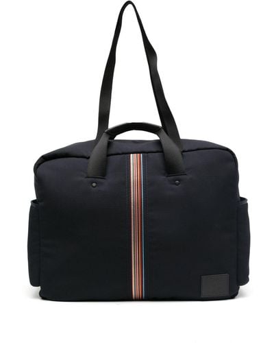 Paul Smith Logo-patch Zipped luggage - Black