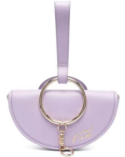 See By Chloé Mara Half Moon Handbag - Purple