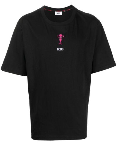 Gcds T-shirt à logo imprimé Wirdo Win - Noir