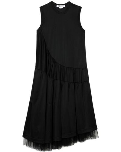 Comme des Garçons Asymmetric Midi Dress - Black
