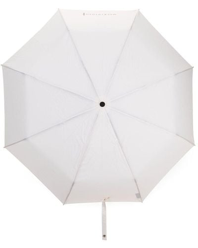 Mackintosh Ayr Automatik-Regenschirm - Weiß