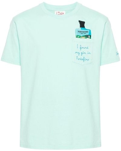 Mc2 Saint Barth T-Shirt mit grafischem Print - Grün