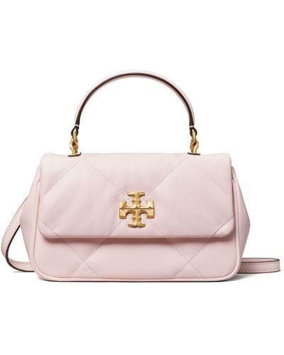 Tory Burch Kira Quilted Leather Tote Bag - Pink