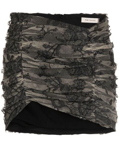 The Mannei Minifalda asimétrica - Negro