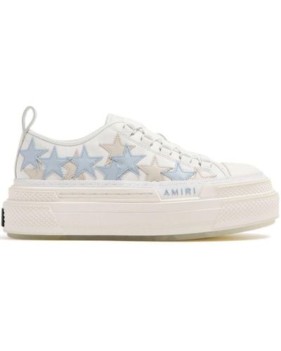 Amiri Stars Court Plateau-Sneakers - Weiß