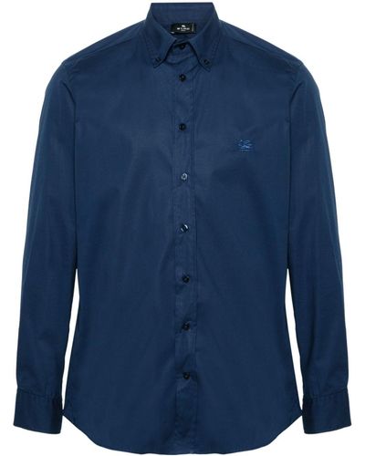 Etro Pegaso シャツ - ブルー