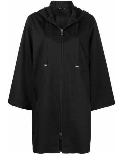 Seventy Manteau zippé à capuche - Noir