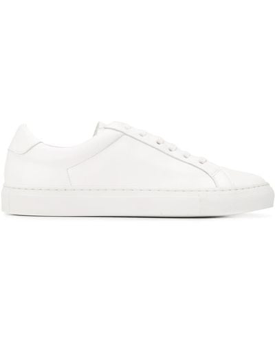 SCAROSSO Silvia Contrast Sole Sneakers - White