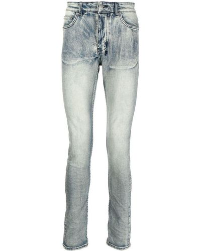 Ksubi Jeans skinny a vita bassa - Blu