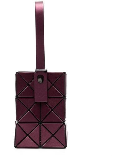 Bao Bao Issey Miyake Lucent Geometric-panel Mini Bag - Purple