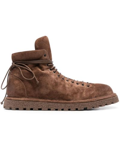 Marsèll Round-toe Lace-up Boots - Brown
