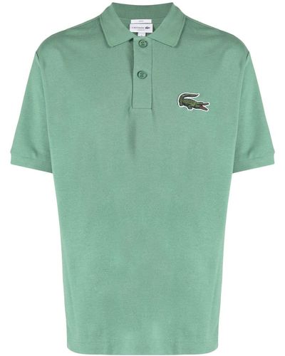 Lacoste Loose Fit Large Logo Polo Shirt Ash Tree - Green