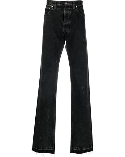 Maison Margiela Paint Straight-leg Jeans - Black