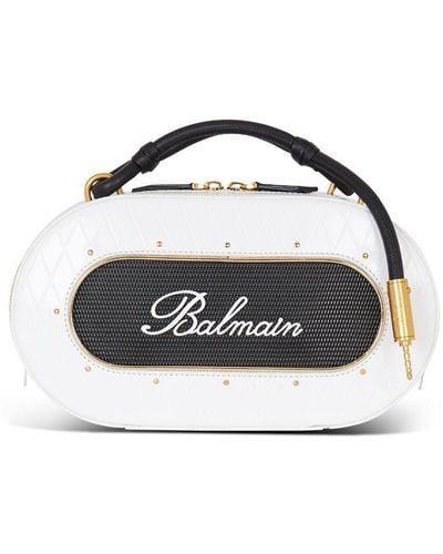 Balmain Sac porté épaule Radio - Blanc