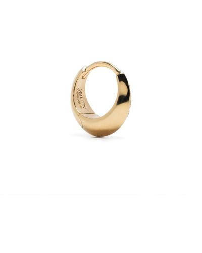Lizzie Mandler 18kt Yellow Gold Diamond Hoop Earring - Metallic