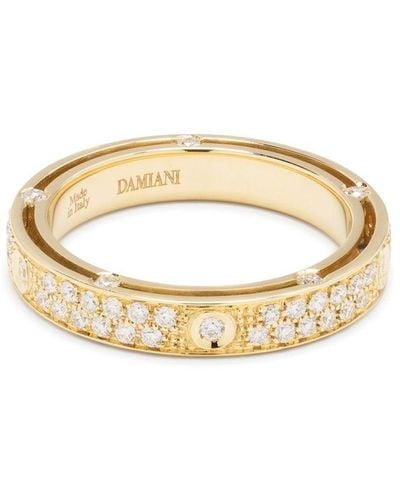 Damiani 18kt Gelbgoldring mit Diamanten - Mettallic