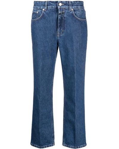 Closed Cropped Jeans - Blauw