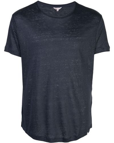 Orlebar Brown T-Shirt mit Rundhalsausschnitt - Blau
