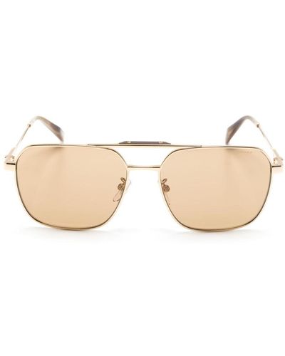 Chopard Alpine Eagle Square-frame Tinted Sunglasses - Natural