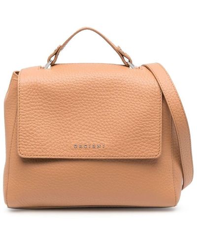 Orciani Sveva Leather Bag - Natural