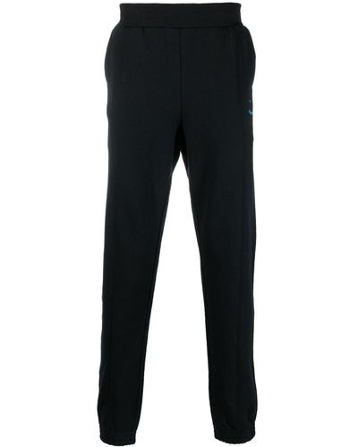 PS by Paul Smith 'happy' Logo-embroidered Track Trousers - Black