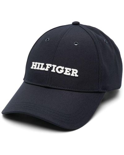 Tommy Hilfiger Cappello da baseball con applicazione - Blu