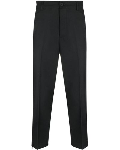 Versace Jeans Couture Geplooide Chino - Zwart