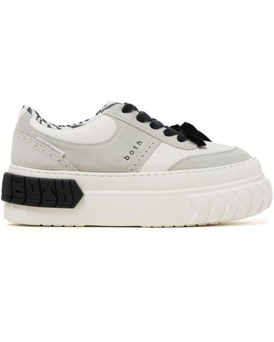 BOTH Paris Tyres Lace-up Trainers - White