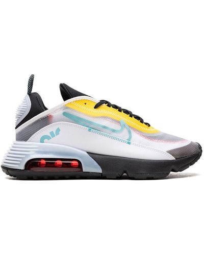 Nike Air Max 2090 "white/speed Yellow/bleached Aqua" Sneakers - Blue