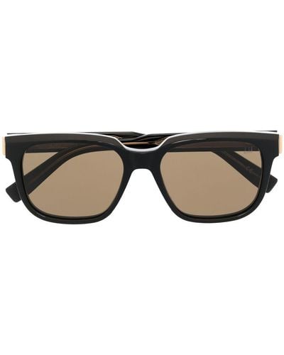 Dunhill Gafas de sol con montura rectangular - Negro