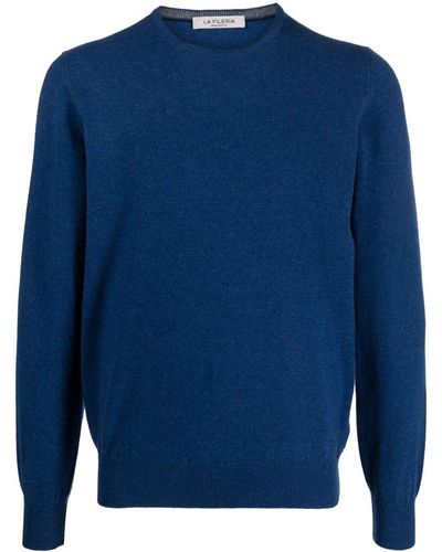 Fileria Fine-knit Cashmere Sweater - Blue