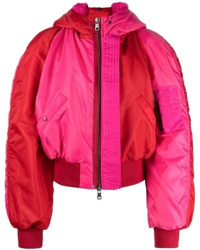 ANDERSSON BELL Kamila Colour-block Bomber Jacket - Pink