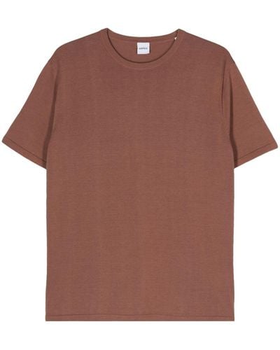 Aspesi Gebreid T-shirt - Bruin