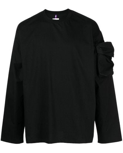 OAMC ポケットディテール ロングtシャツ - ブラック
