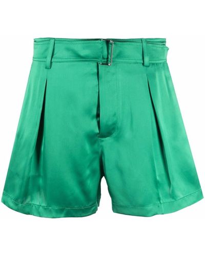 N°21 Satijnen Shorts - Groen