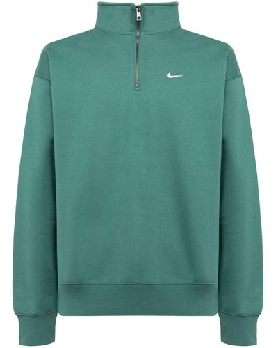 Nike Fleece Sweater Met Logo - Groen