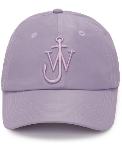 JW Anderson Anchor-logo Baseball Cap - Purple
