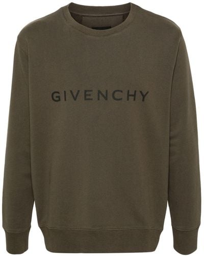 Givenchy Katoenen Sweater Met Print - Groen
