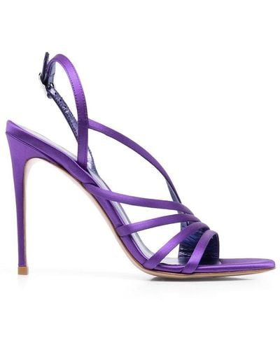 Le Silla Scarlet Strappy Sandals - Purple