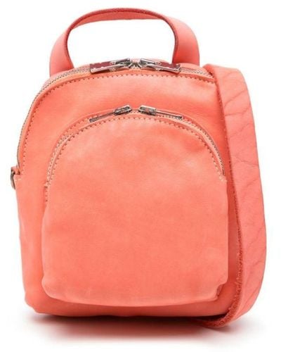 Guidi Leather Shoulder Bag - ピンク