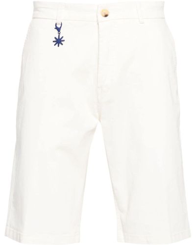 Manuel Ritz Straight-leg Bermuda Shorts - White