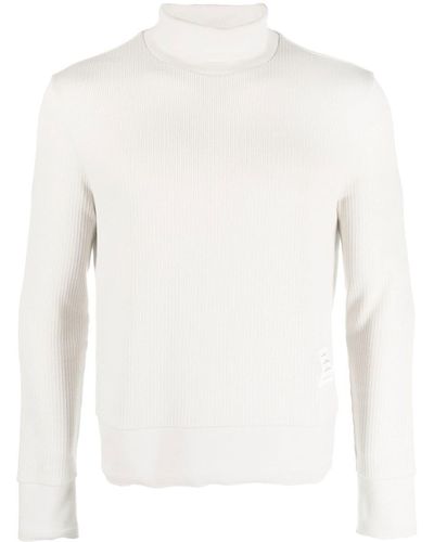 Thom Browne Long-sleeve Sweater - White