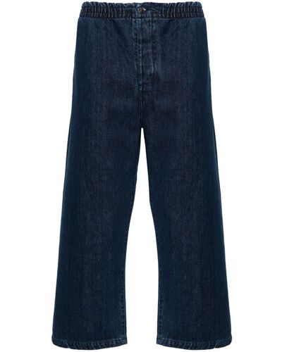 Societe Anonyme Straight-Leg-Jeans mit Stickerei - Blau