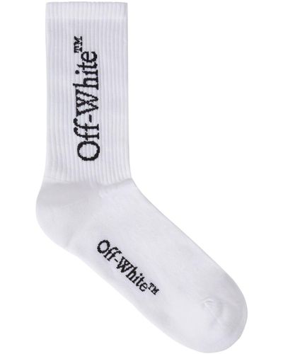 Off-White c/o Virgil Abloh Socken mit Logo-Print - Weiß