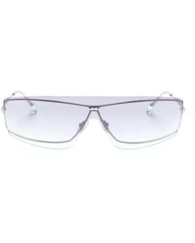 Isabel Marant Gradient-lenses Shield-frame Sunglasses - Metallic