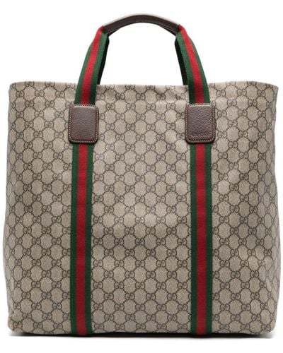 Gucci Medium GG Tender Tote Bag - Brown
