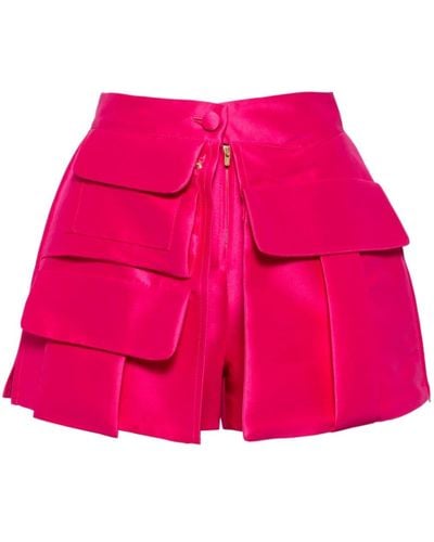 Isabel Sanchis Multi-pockets Mini Shorts - Pink