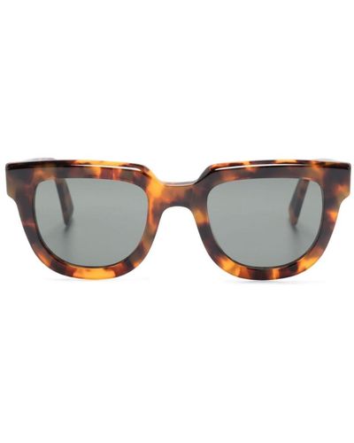 Retrosuperfuture Serio Square-frame Sunglasses - Brown