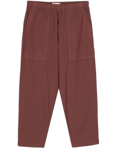 Barena Elasticated-waistband Pants - Red